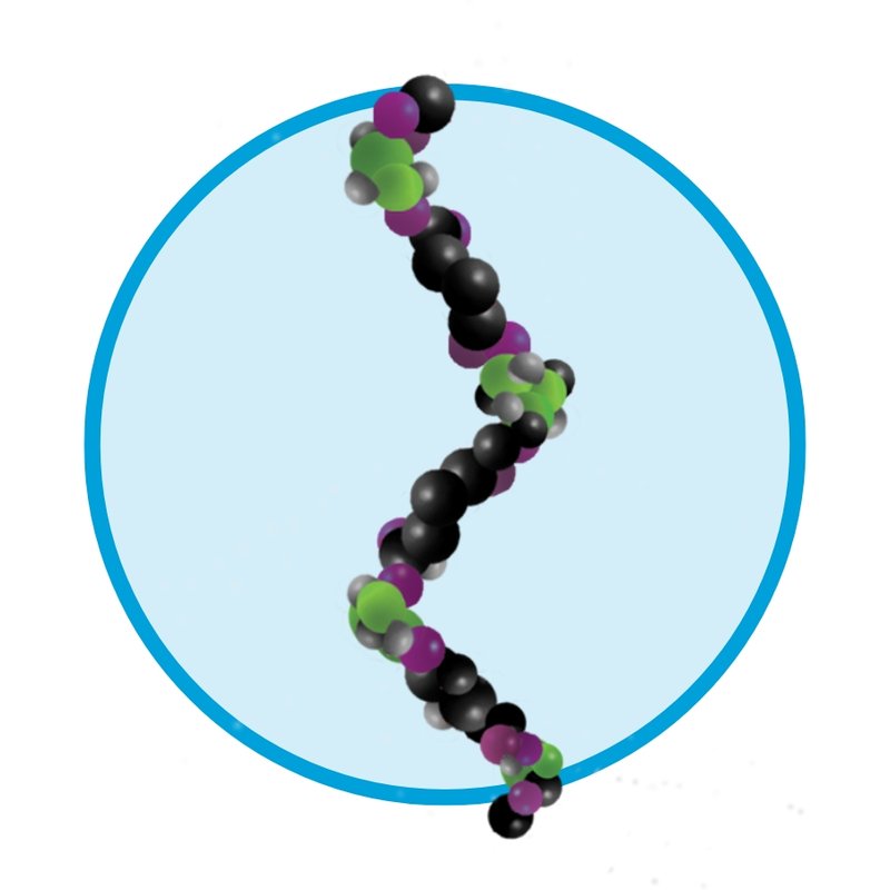 Closeup of gray carpet fibers